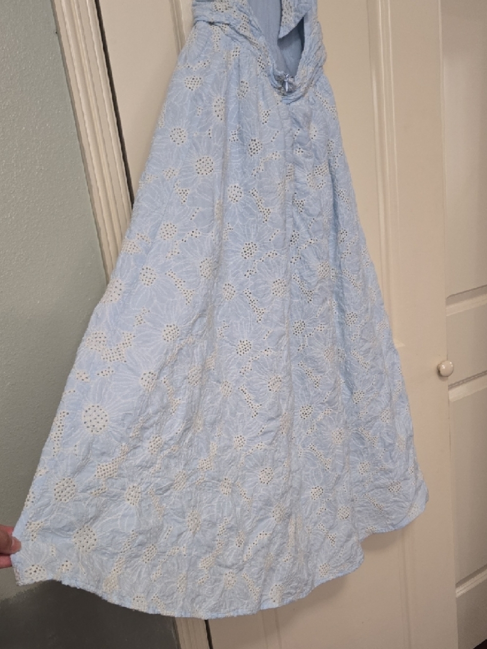 Petal & Pup Light Blue Embroidered Top - Picture 9 of 9